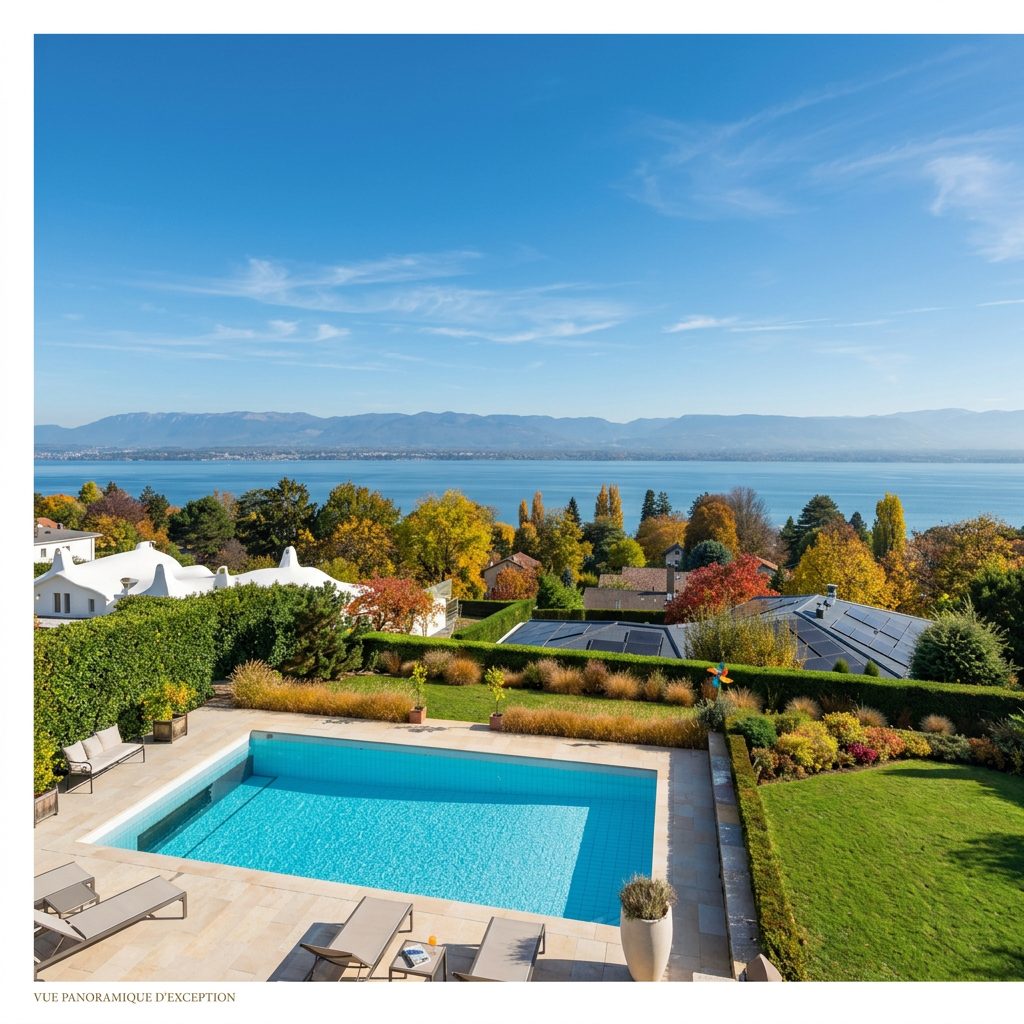 Propriété avec vue panoramique sur le lac