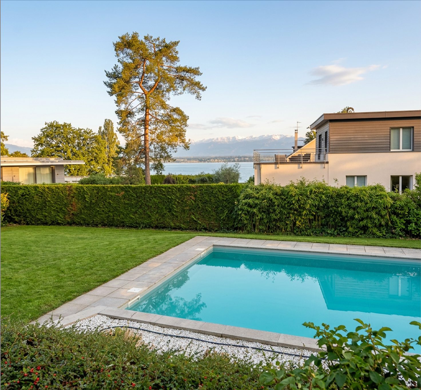 Maison avec vue et accès au lac