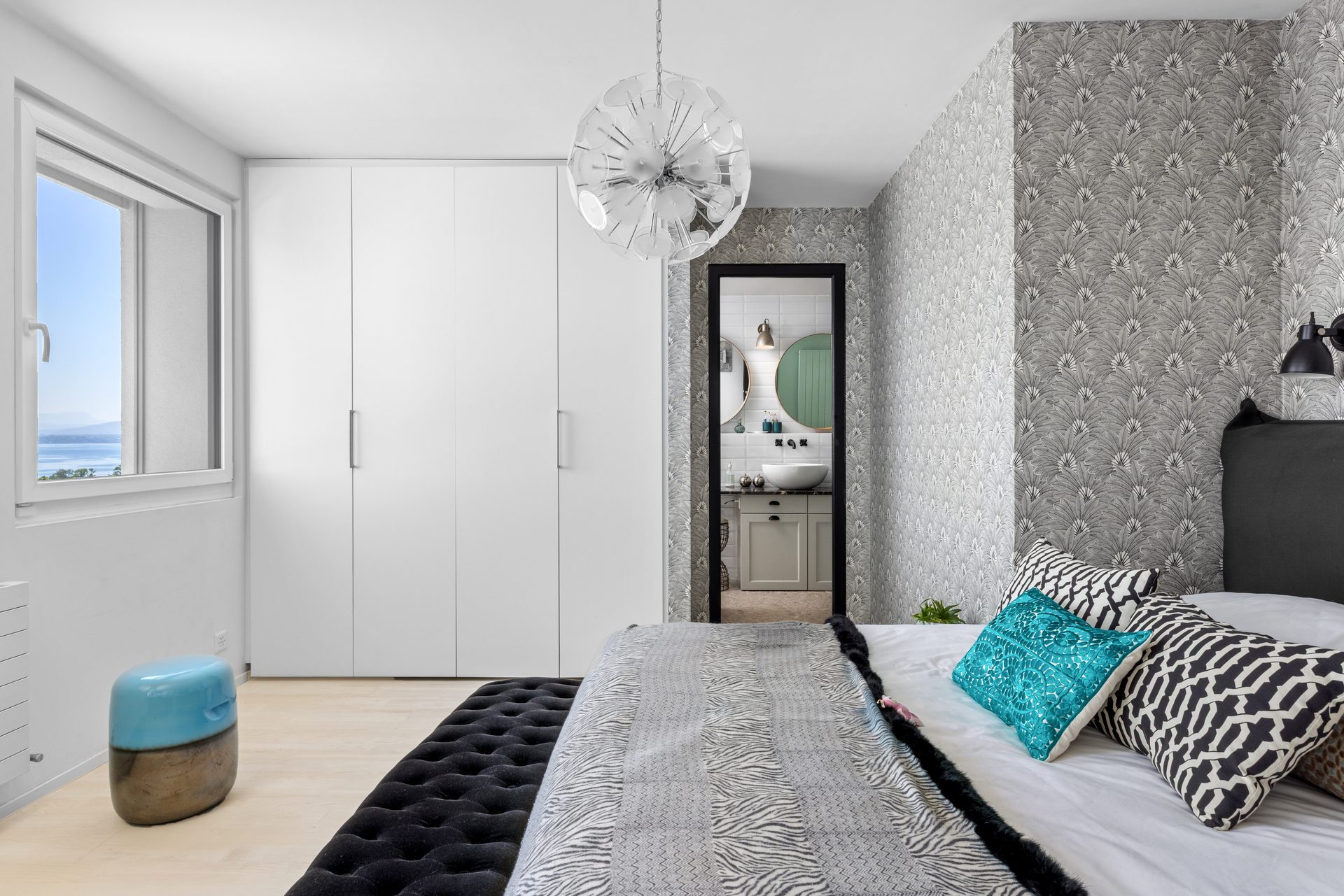 Bedroom and its dressing area