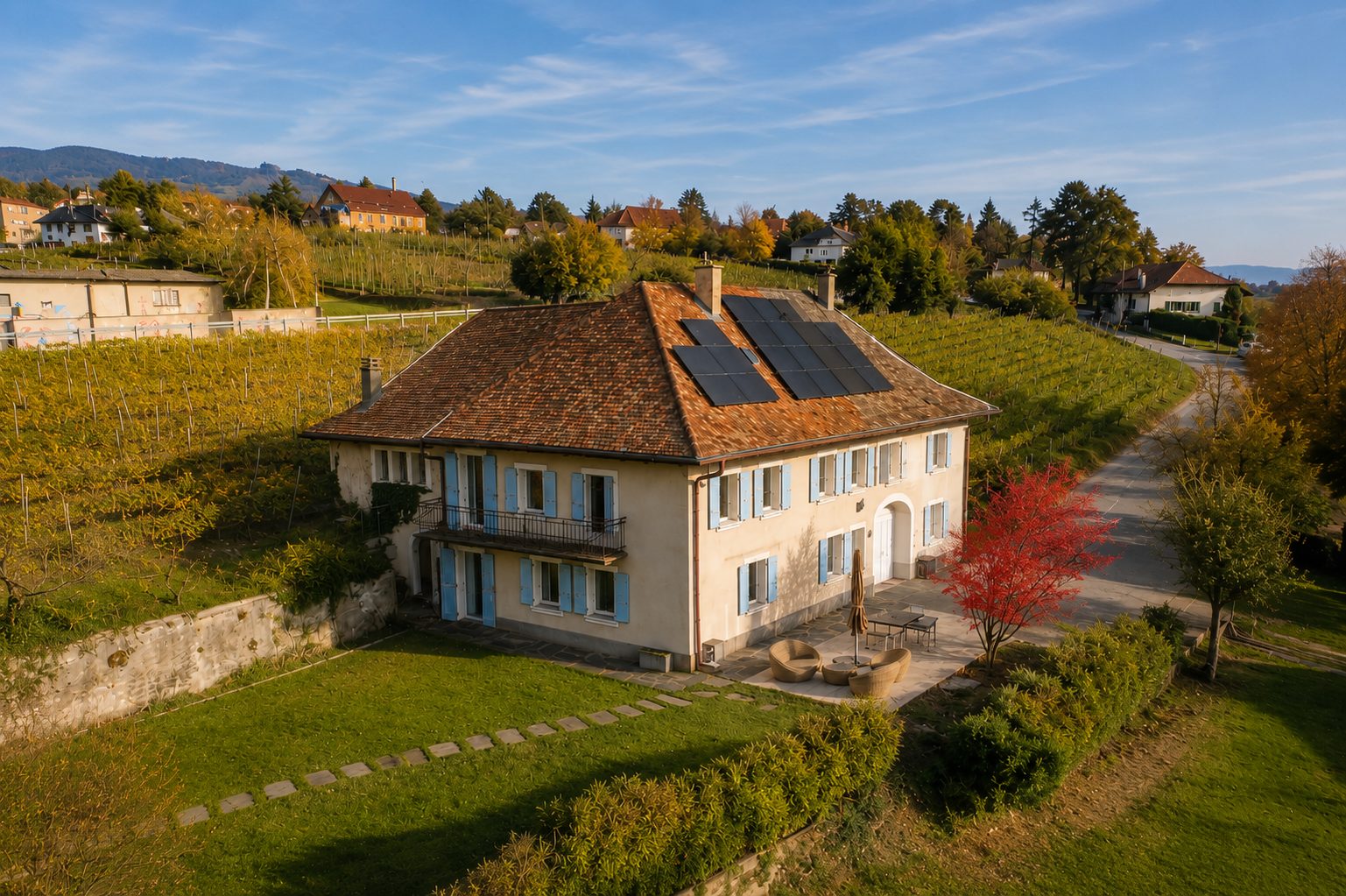 Ferme vaudoise rénovée avec soin — vue principale