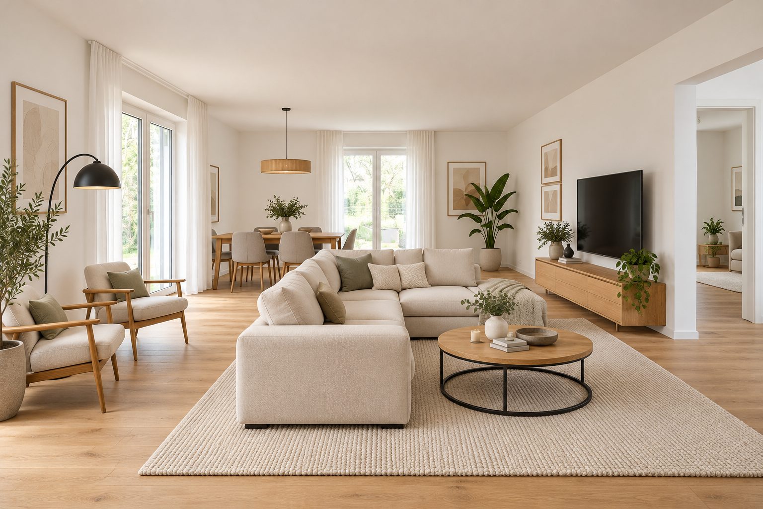 Renovated detached villa, vue principale
